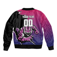 Custom Colombo Cricket Strikers Bomber Jacket Strike To Conquer - Wonder Print Shop