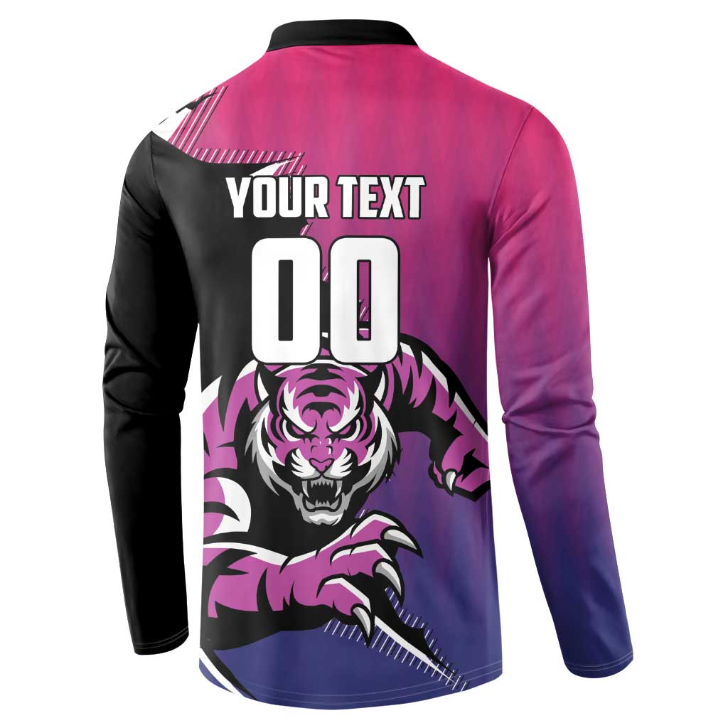 Custom Colombo Cricket Strikers Button Sweatshirt Strike To Conquer - Wonder Print Shop