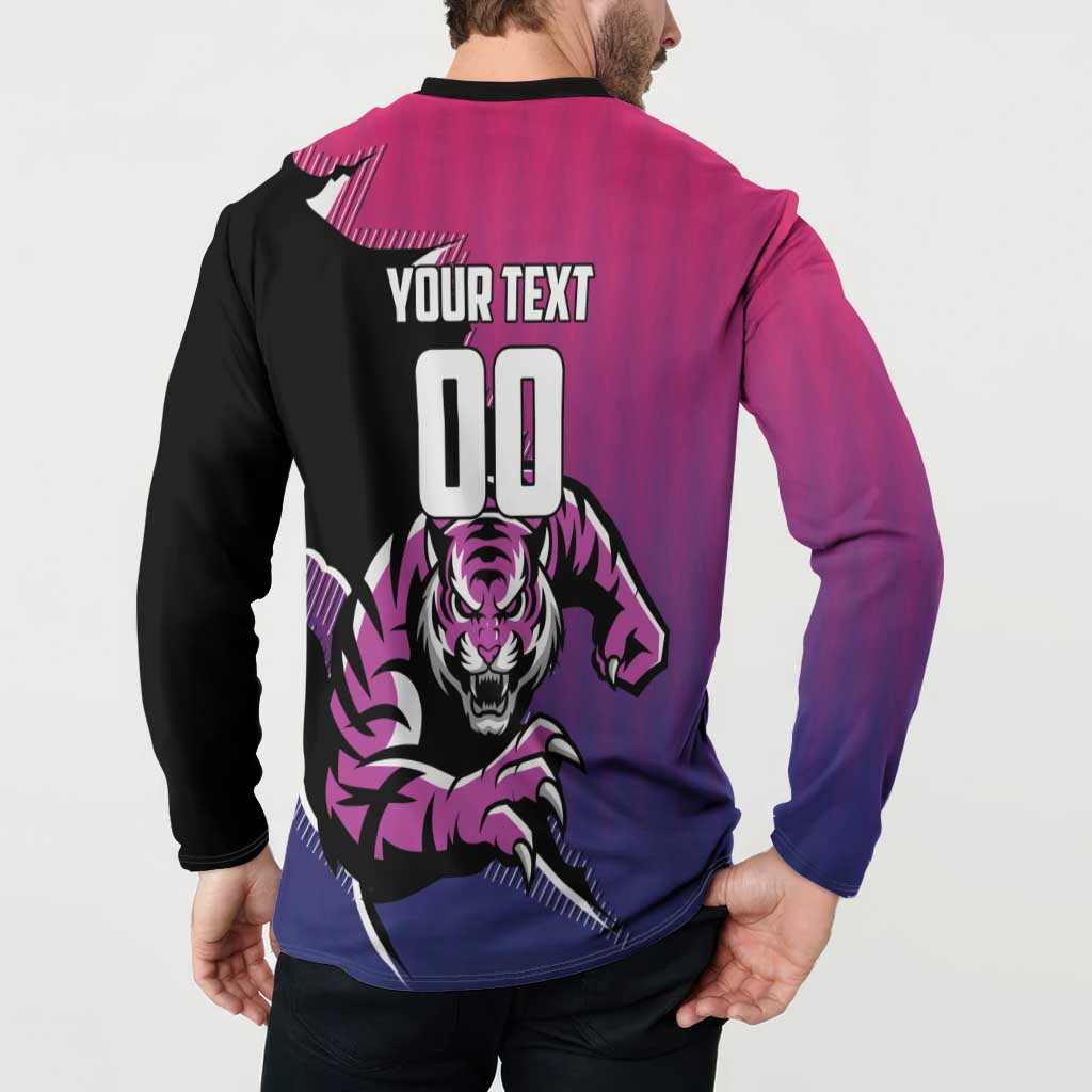 Custom Colombo Cricket Strikers Button Sweatshirt Strike To Conquer - Wonder Print Shop