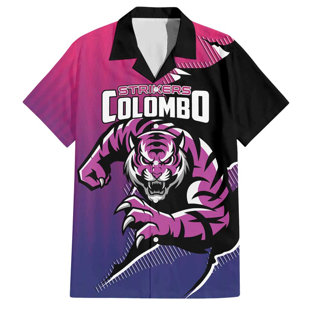 Custom Colombo Cricket Strikers Hawaiian Shirt Strike To Conquer - Wonder Print Shop