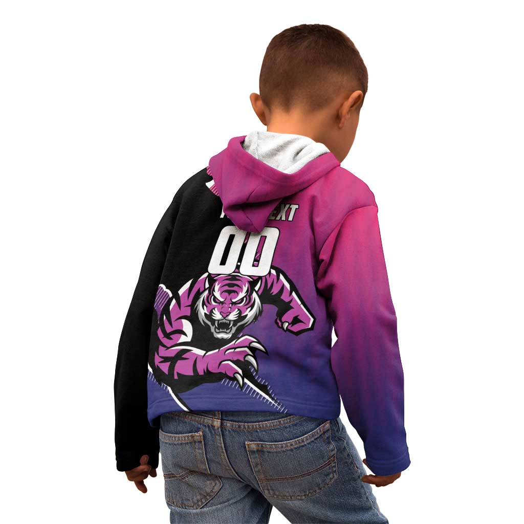 Custom Colombo Cricket Strikers Kid Hoodie Strike To Conquer - Wonder Print Shop