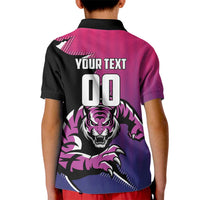 Custom Colombo Cricket Strikers Kid Polo Shirt Strike To Conquer - Wonder Print Shop