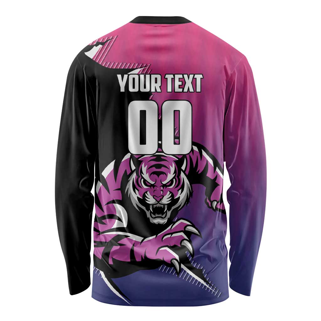 Custom Colombo Cricket Strikers Long Sleeve Shirt Strike To Conquer - Wonder Print Shop