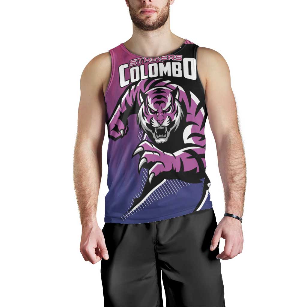 Custom Colombo Cricket Strikers Men Tank Top Strike To Conquer - Wonder Print Shop