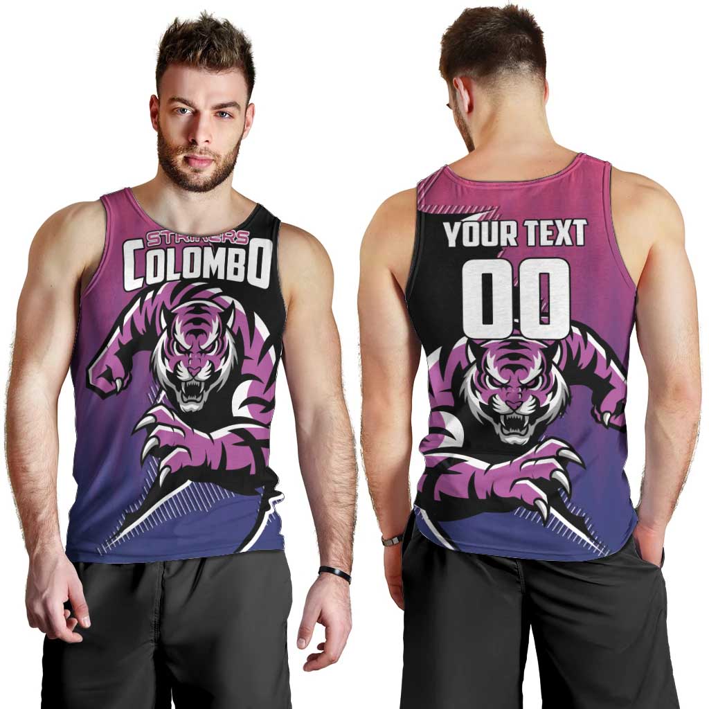 Custom Colombo Cricket Strikers Men Tank Top Strike To Conquer - Wonder Print Shop