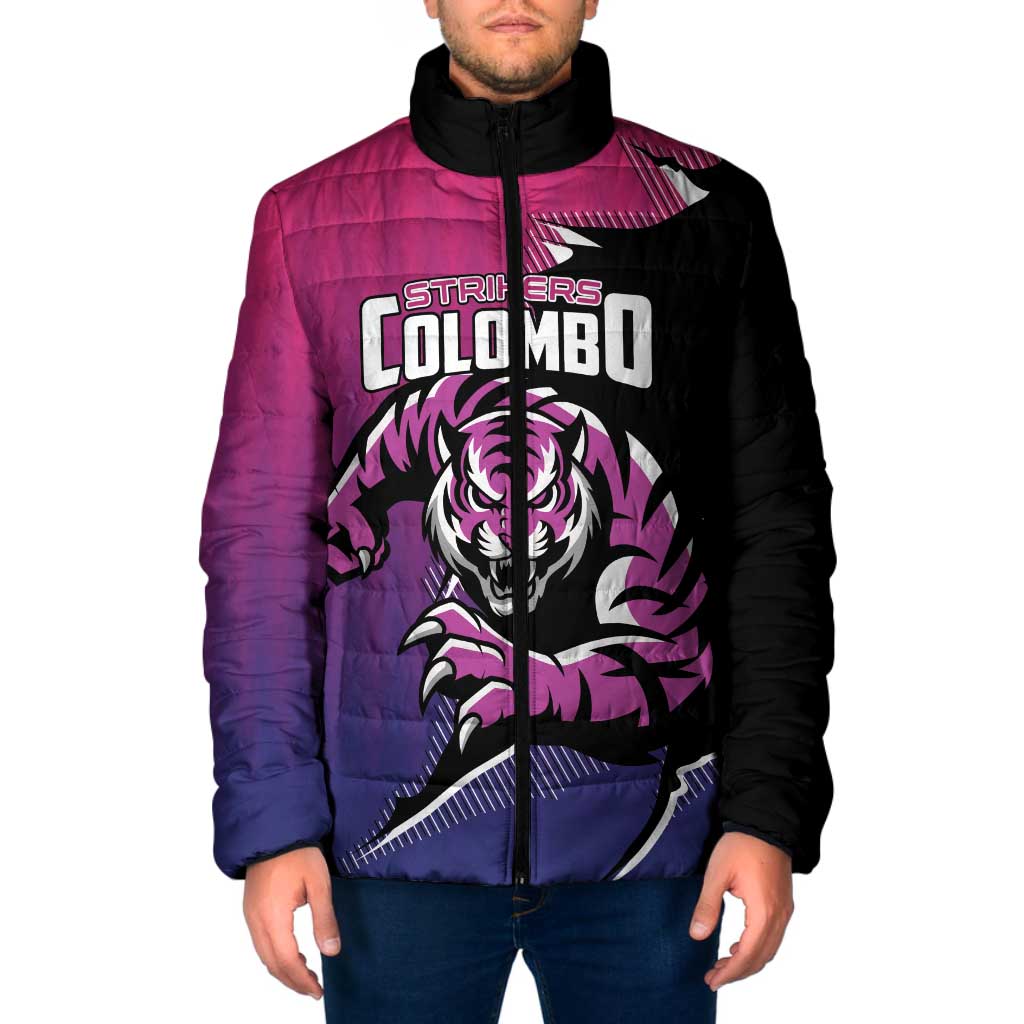 Custom Colombo Cricket Strikers Padded Jacket Strike To Conquer - Wonder Print Shop