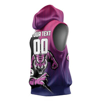 Custom Colombo Cricket Strikers Sleeveless Hoodie Strike To Conquer - Wonder Print Shop