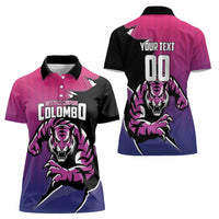 Custom Colombo Cricket Strikers Women Polo Shirt Strike To Conquer - Wonder Print Shop