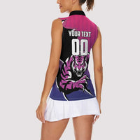 Custom Colombo Cricket Strikers Women Sleeveless Polo Shirt Strike To Conquer - Wonder Print Shop
