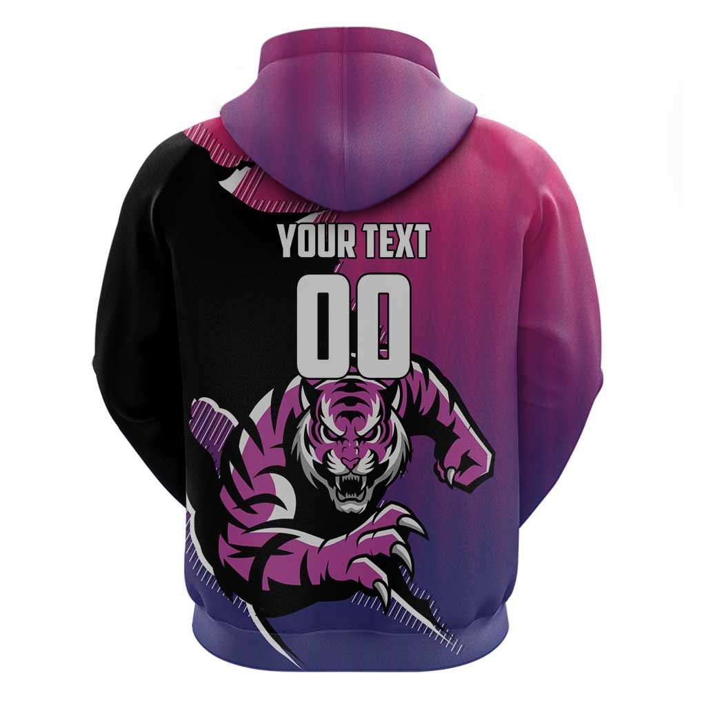 Custom Colombo Cricket Strikers Zip Hoodie Strike To Conquer - Wonder Print Shop