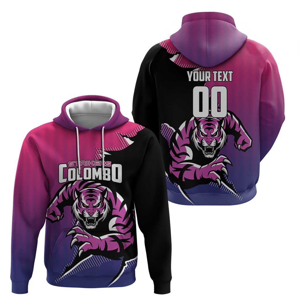 Custom Colombo Cricket Strikers Zip Hoodie Strike To Conquer - Wonder Print Shop
