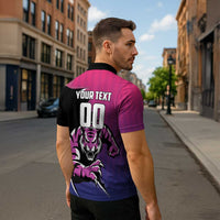 Custom Colombo Cricket Strikers Zipper Polo Shirt Strike To Conquer - Wonder Print Shop