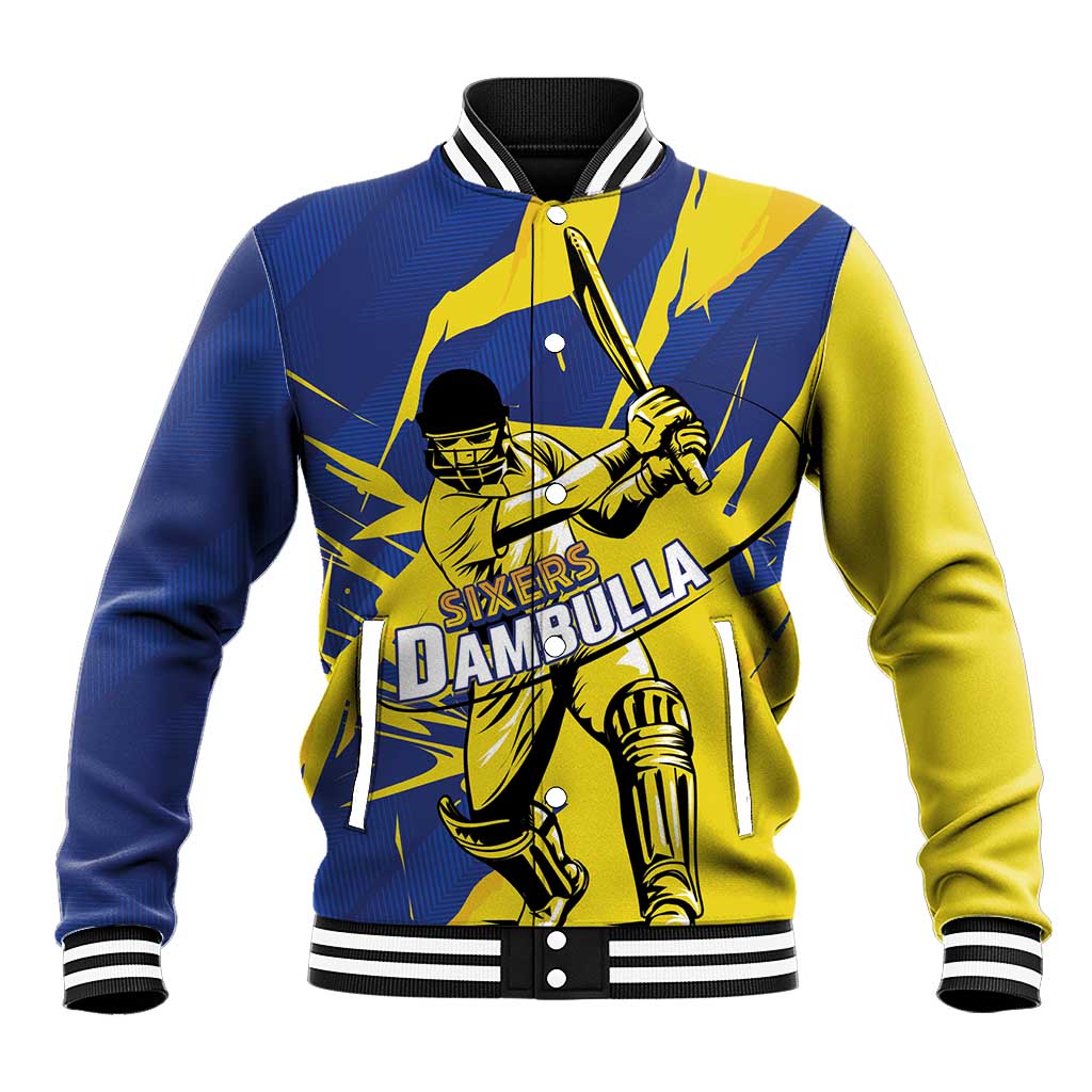 Custom Dambulla Cricket Sixers Baseball Jacket Ignite The Pride - Wonder Print Shop