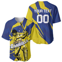 Custom Dambulla Cricket Sixers Baseball Jersey Ignite The Pride - Wonder Print Shop