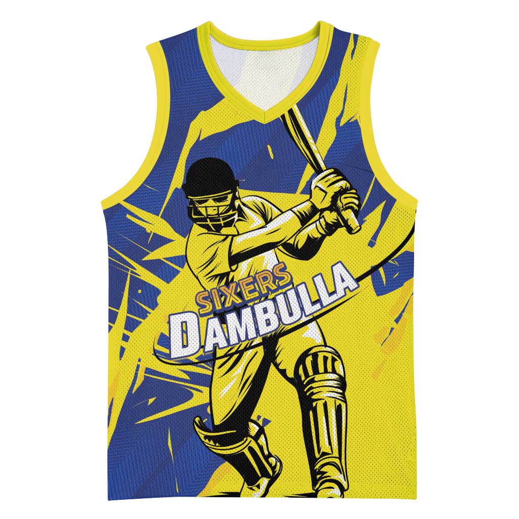 Custom Dambulla Cricket Sixers Basketball Jersey Ignite The Pride - Wonder Print Shop
