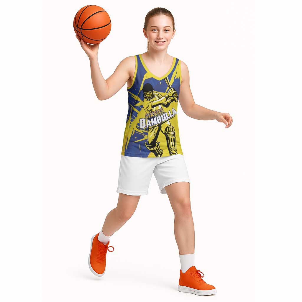 Custom Dambulla Cricket Sixers Basketball Jersey Ignite The Pride - Wonder Print Shop