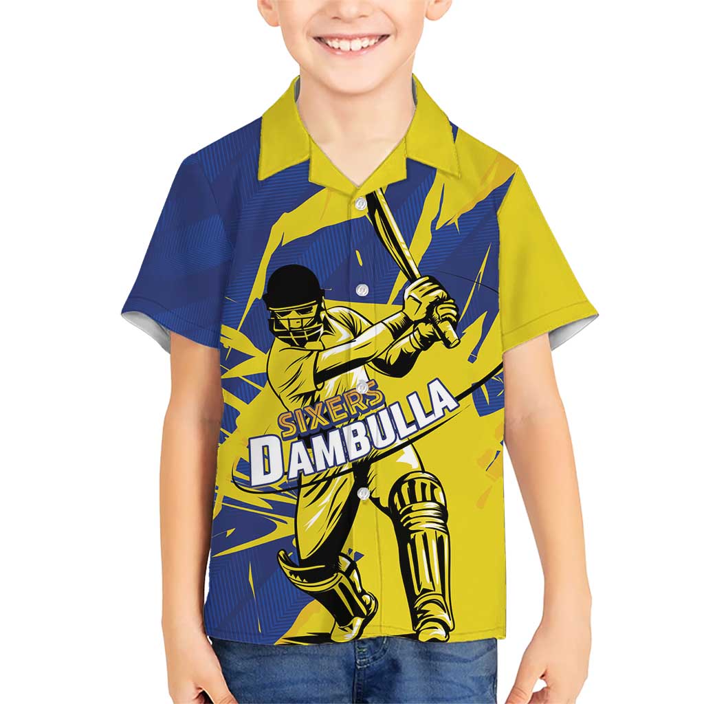 Custom Dambulla Cricket Sixers Kid Hawaiian Shirt Ignite The Pride - Wonder Print Shop