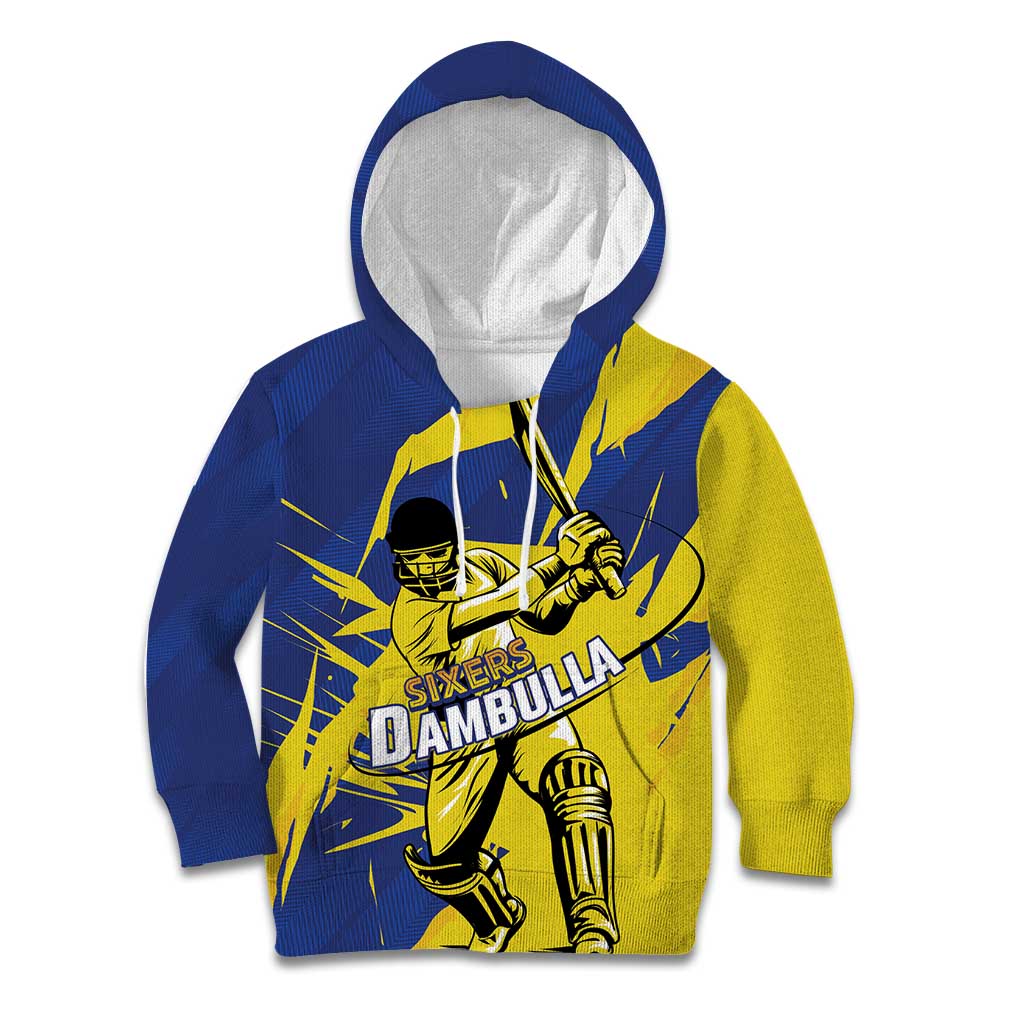 Custom Dambulla Cricket Sixers Kid Hoodie Ignite The Pride - Wonder Print Shop
