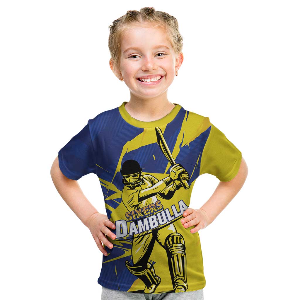 Custom Dambulla Cricket Sixers Kid T Shirt Ignite The Pride - Wonder Print Shop