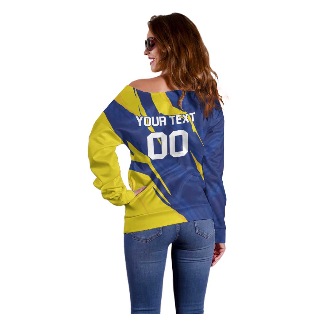 Custom Dambulla Cricket Sixers Off Shoulder Sweater Ignite The Pride - Wonder Print Shop