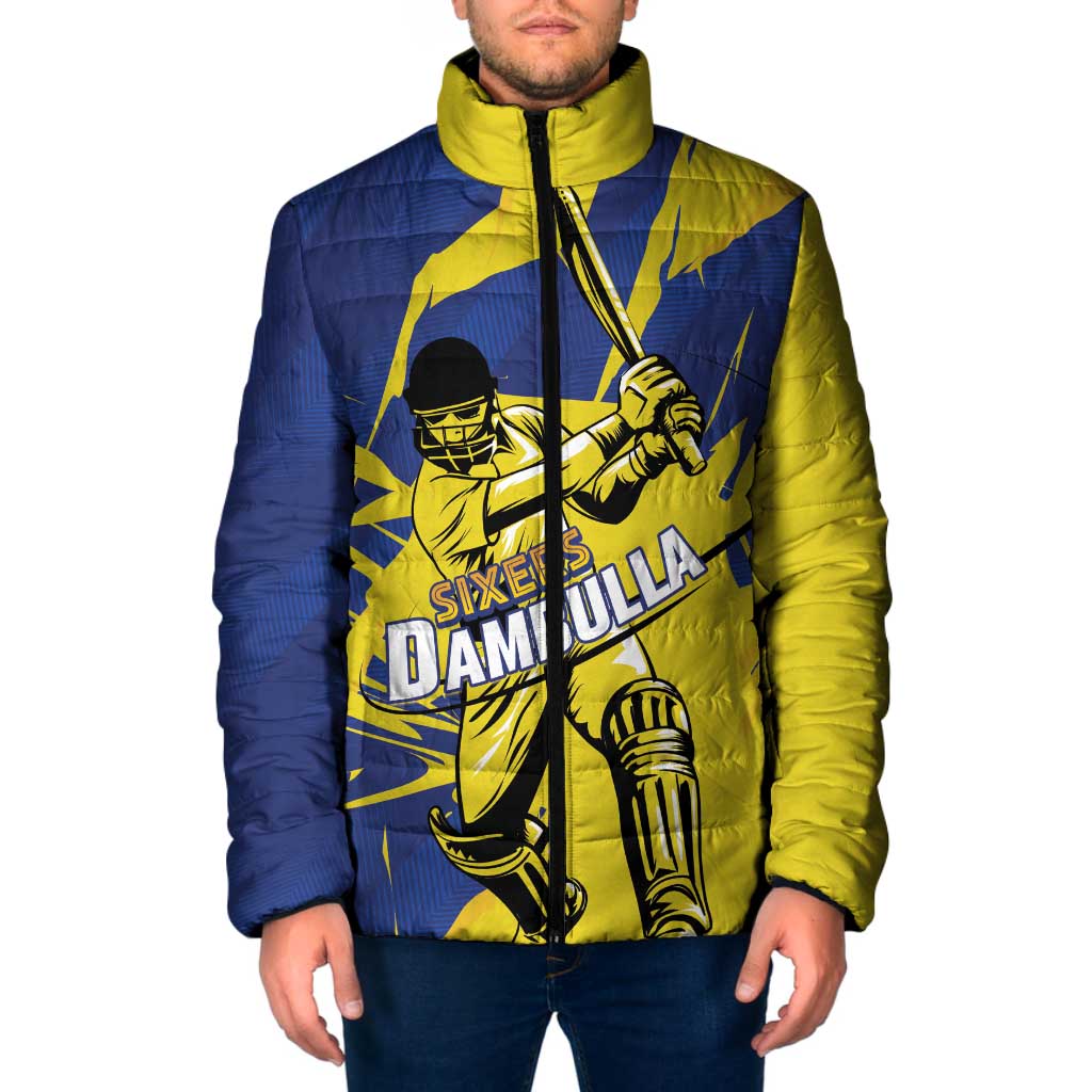 Custom Dambulla Cricket Sixers Padded Jacket Ignite The Pride - Wonder Print Shop