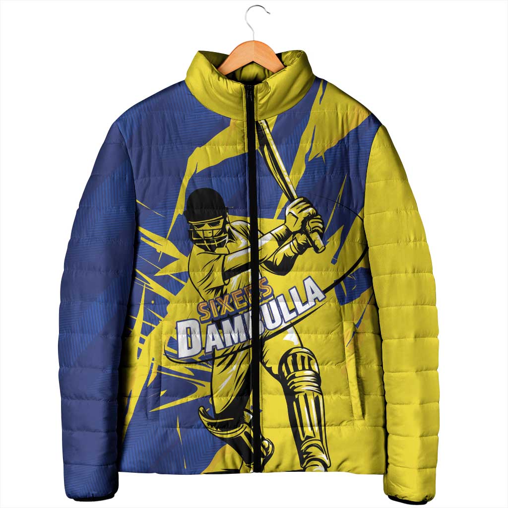 Custom Dambulla Cricket Sixers Padded Jacket Ignite The Pride - Wonder Print Shop
