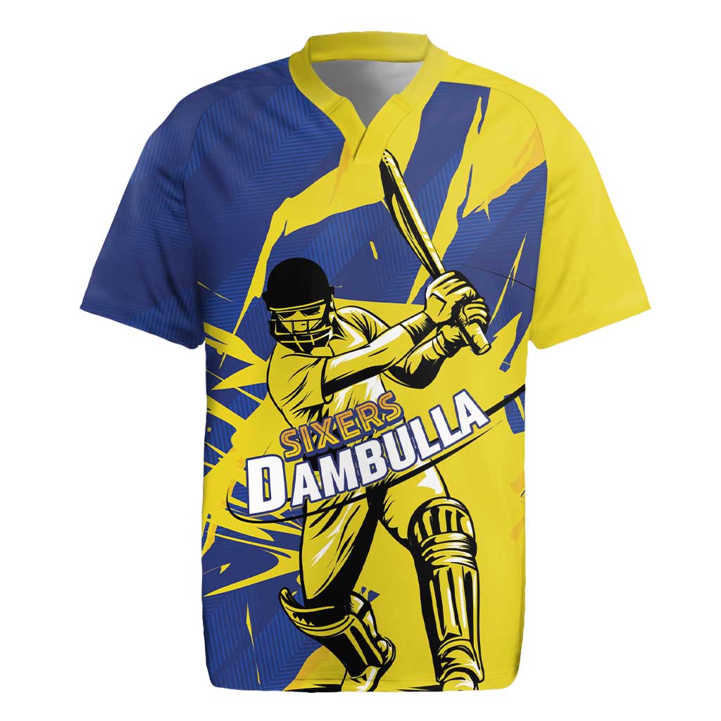 Custom Dambulla Cricket Sixers Rugby Jersey Ignite The Pride - Wonder Print Shop
