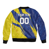 Custom Dambulla Cricket Sixers Sleeve Zip Bomber Jacket Ignite The Pride - Wonder Print Shop