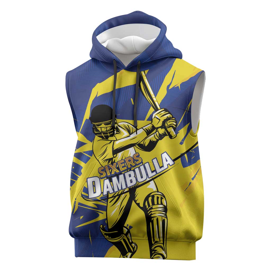 Custom Dambulla Cricket Sixers Sleeveless Hoodie Ignite The Pride - Wonder Print Shop
