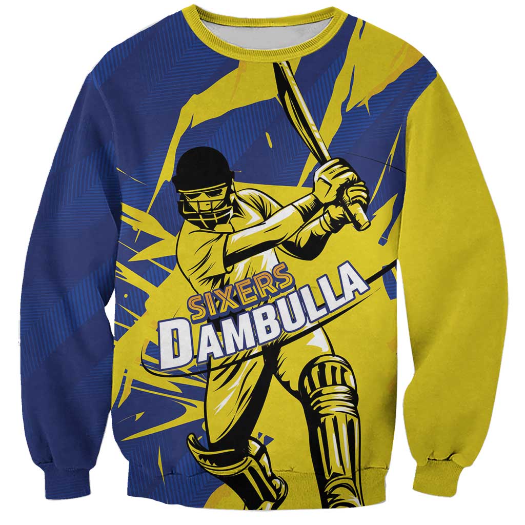 Custom Dambulla Cricket Sixers Sweatshirt Ignite The Pride - Wonder Print Shop
