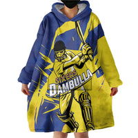 Custom Dambulla Cricket Sixers Wearable Blanket Hoodie Ignite The Pride - Wonder Print Shop
