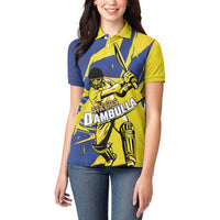 Custom Dambulla Cricket Sixers Women Polo Shirt Ignite The Pride - Wonder Print Shop