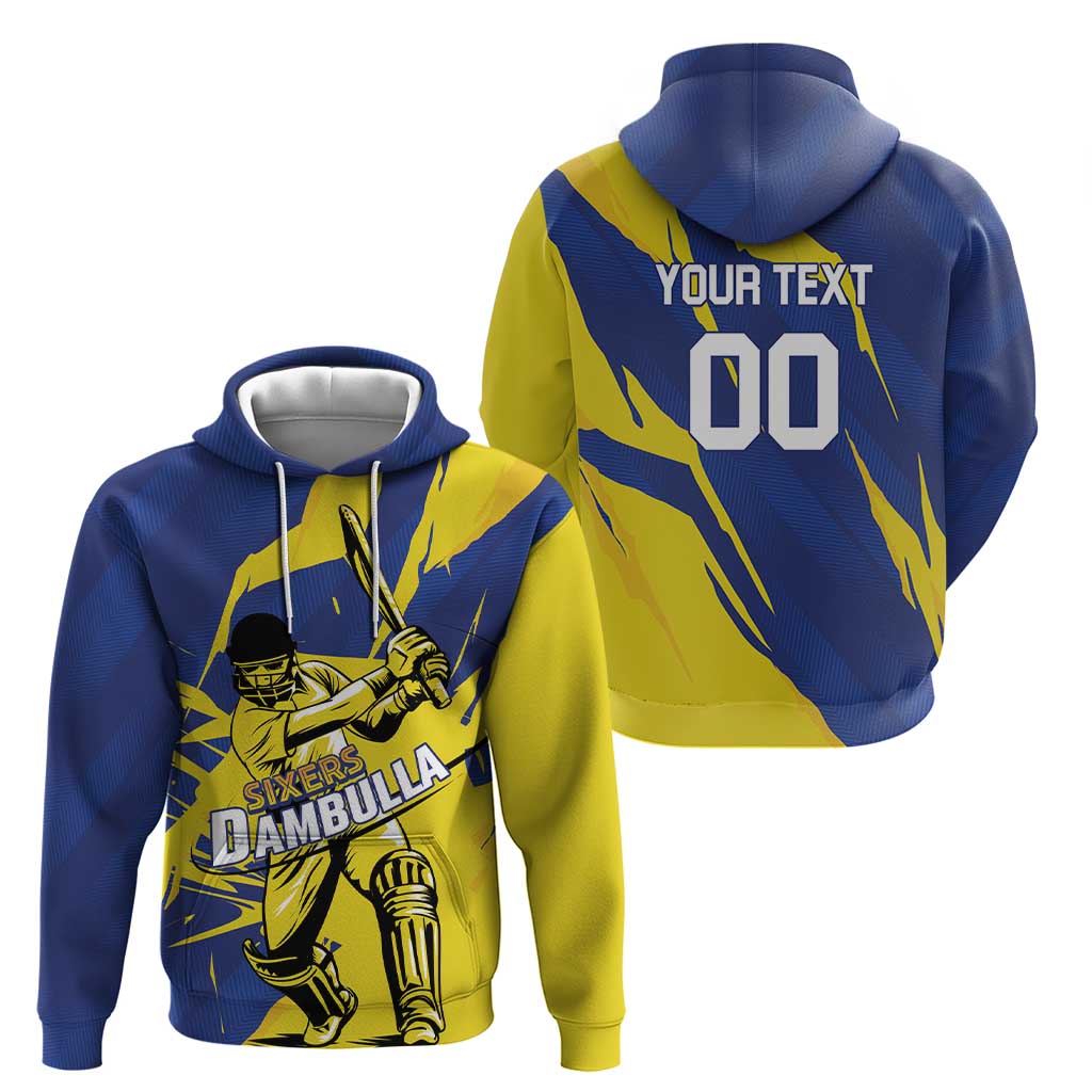 Custom Dambulla Cricket Sixers Zip Hoodie Ignite The Pride - Wonder Print Shop