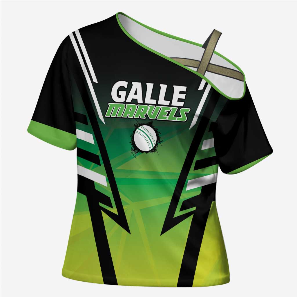 Custom Galle Cricket Marvels Cross Shoulder Shirt Api Galle Boys - Wonder Print Shop