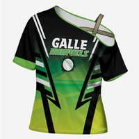 Custom Galle Cricket Marvels Cross Shoulder Shirt Api Galle Boys - Wonder Print Shop