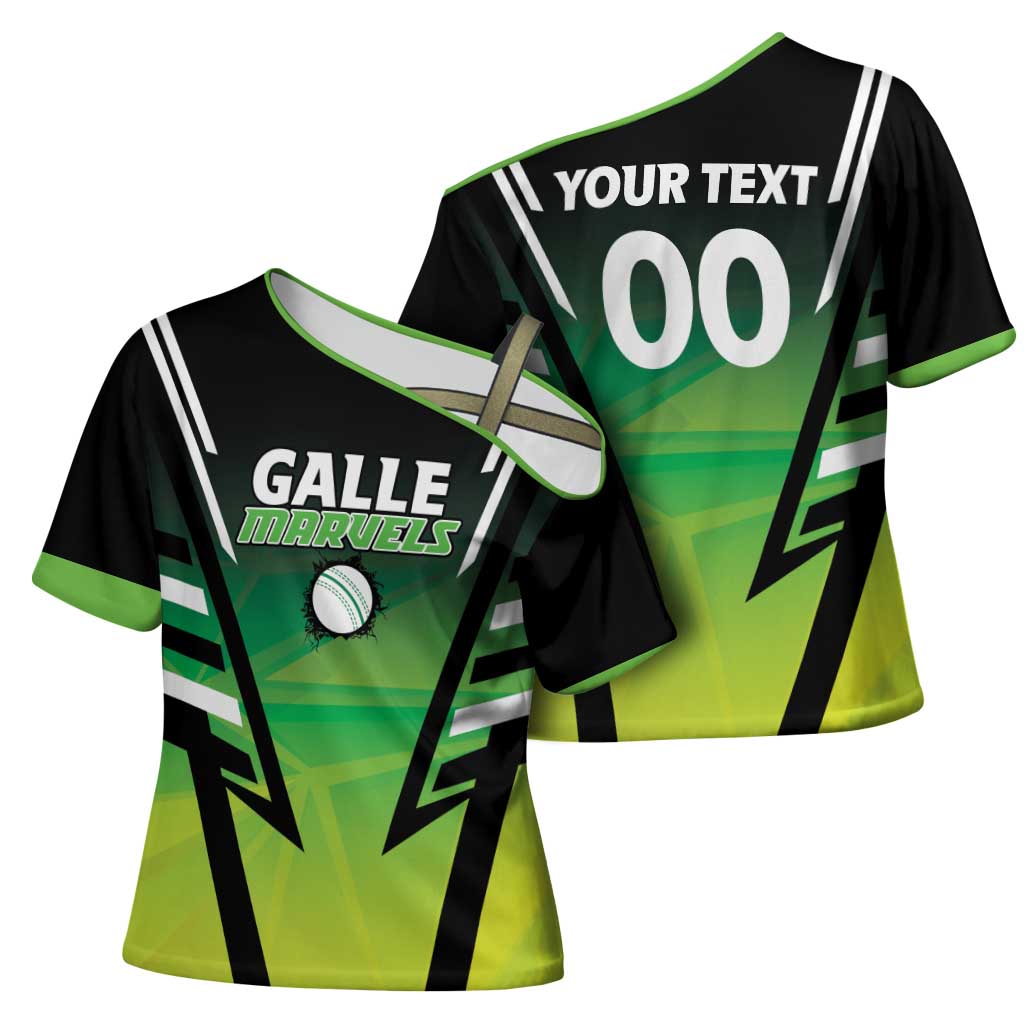Custom Galle Cricket Marvels Cross Shoulder Shirt Api Galle Boys - Wonder Print Shop
