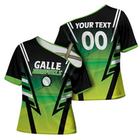 Custom Galle Cricket Marvels Cross Shoulder Shirt Api Galle Boys - Wonder Print Shop