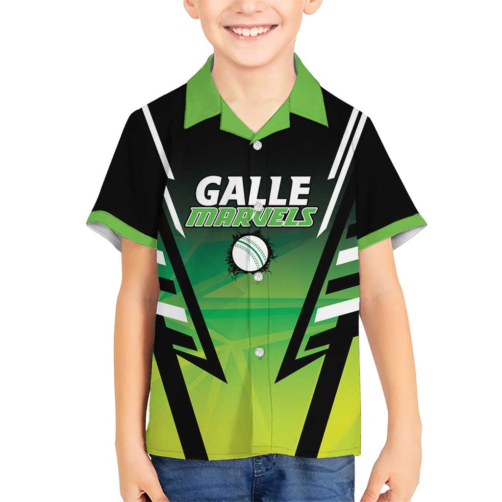 Custom Galle Cricket Marvels Kid Hawaiian Shirt Api Galle Boys - Wonder Print Shop
