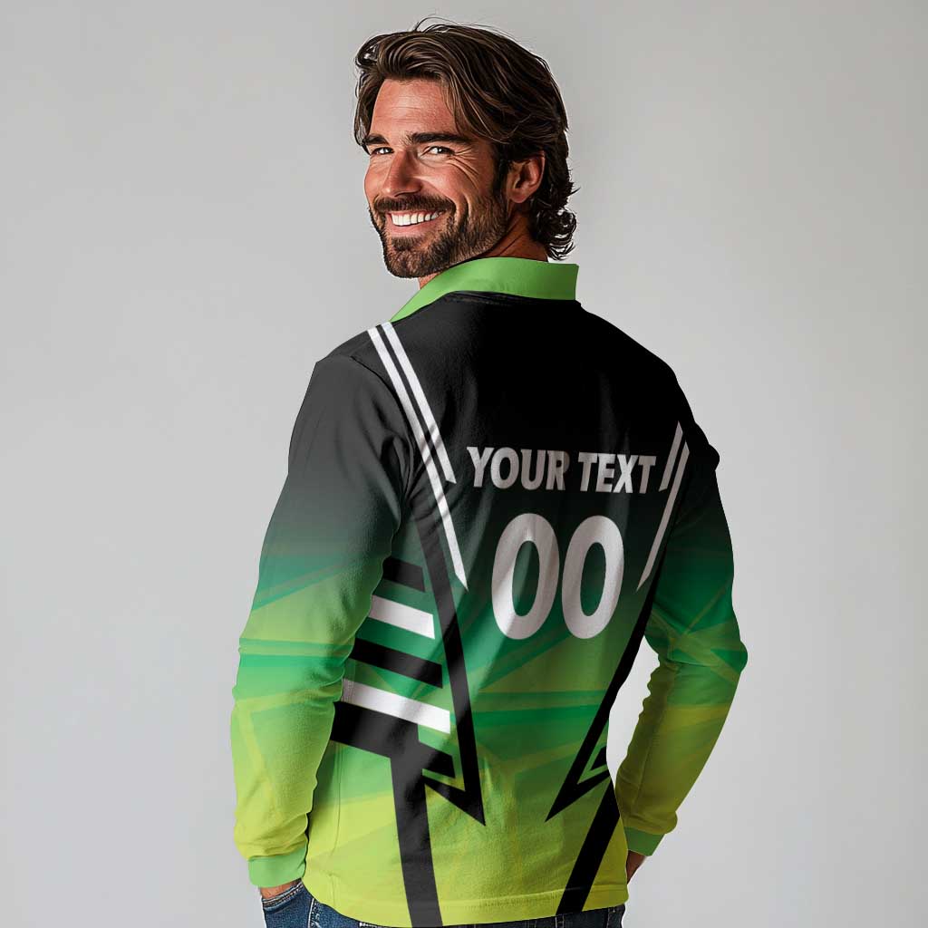 Custom Galle Cricket Marvels Long Sleeve Polo Shirt Api Galle Boys - Wonder Print Shop