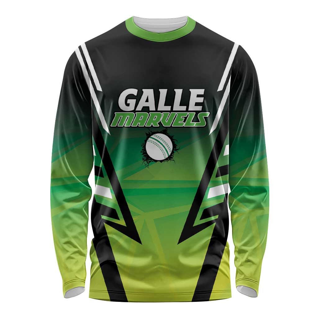 Custom Galle Cricket Marvels Long Sleeve Shirt Api Galle Boys - Wonder Print Shop