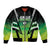 Custom Galle Cricket Marvels Sleeve Zip Bomber Jacket Api Galle Boys - Wonder Print Shop