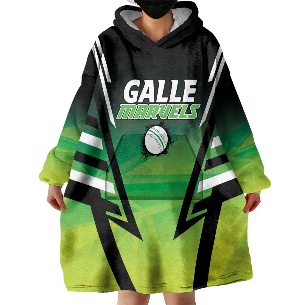 Custom Galle Cricket Marvels Wearable Blanket Hoodie Api Galle Boys - Wonder Print Shop