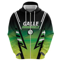 Custom Galle Cricket Marvels Zip Hoodie Api Galle Boys - Wonder Print Shop