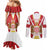 Personalized Monaco Couples Matching Mermaid Dress and Long Sleeve Button Shirt Deo Juvante