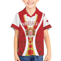 Personalized Monaco Family Matching Off The Shoulder Long Sleeve Dress and Hawaiian Shirt Deo Juvante - Wonder Print Shop