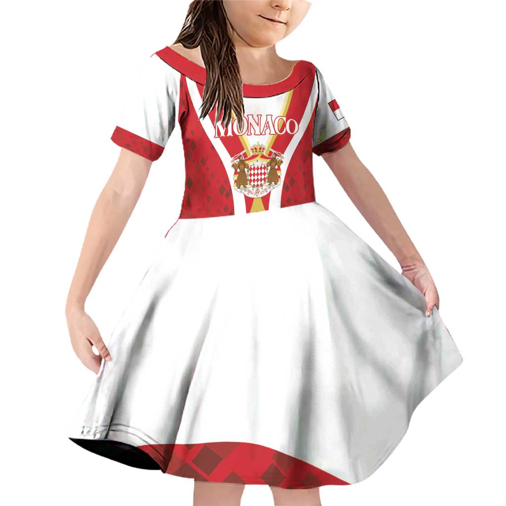 Personalized Monaco Family Matching Off Shoulder Short Dress and Hawaiian Shirt Deo Juvante - Wonder Print Shop