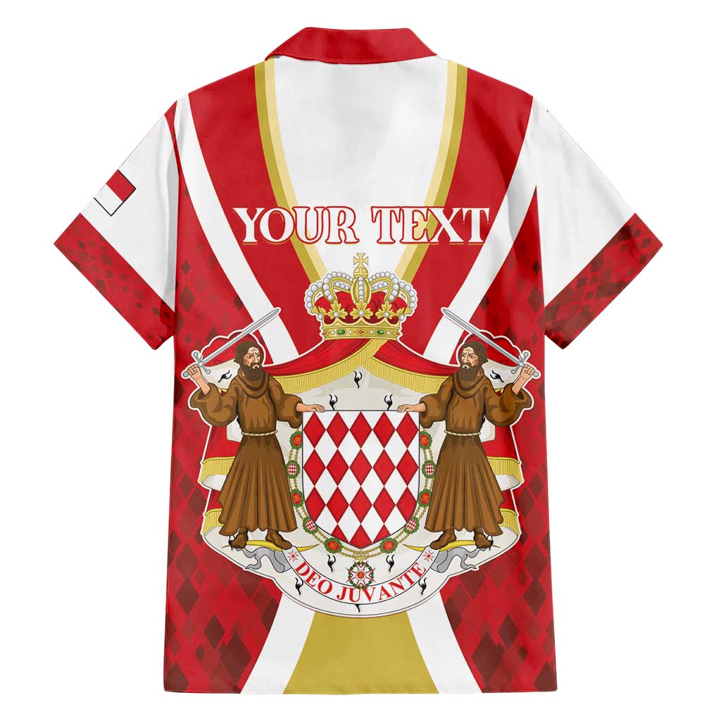 Personalized Monaco Hawaiian Shirt Deo Juvante - Wonder Print Shop