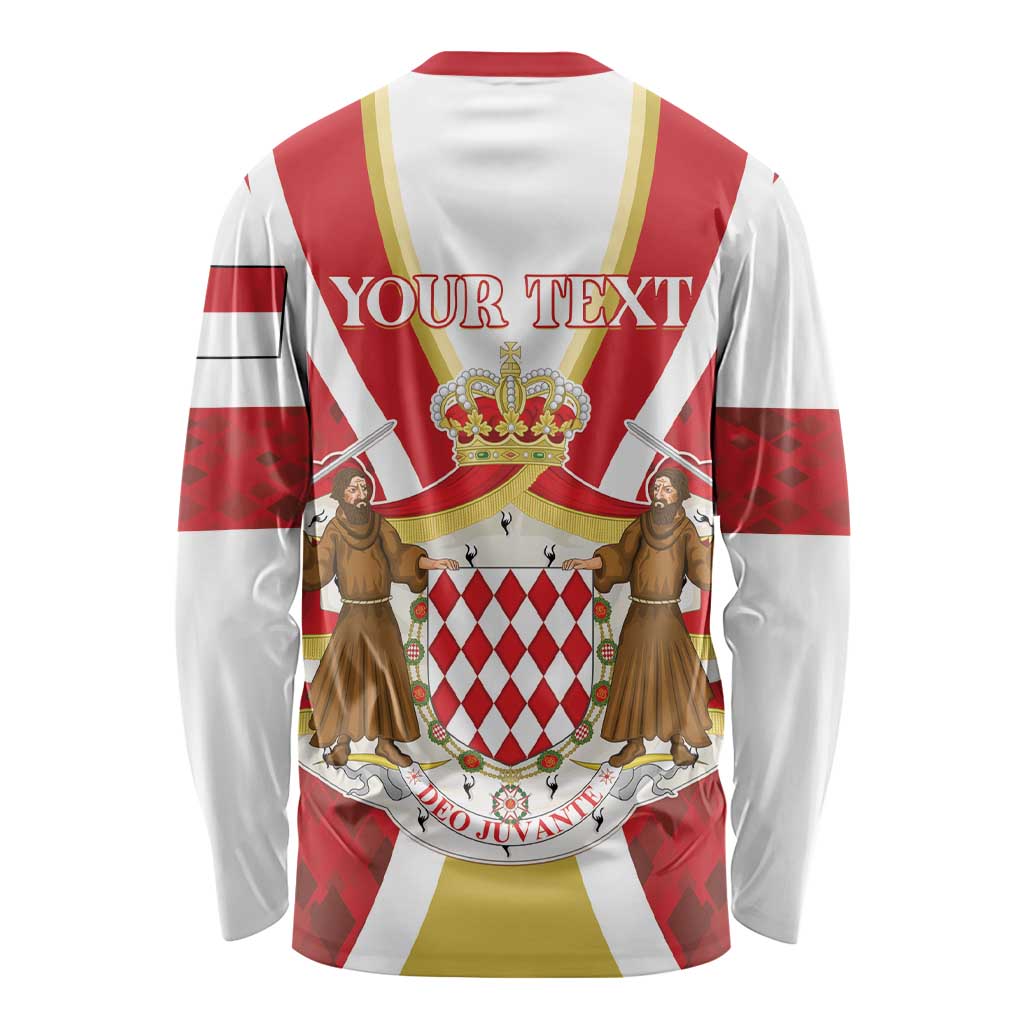 Personalized Monaco Long Sleeve Shirt Deo Juvante - Wonder Print Shop