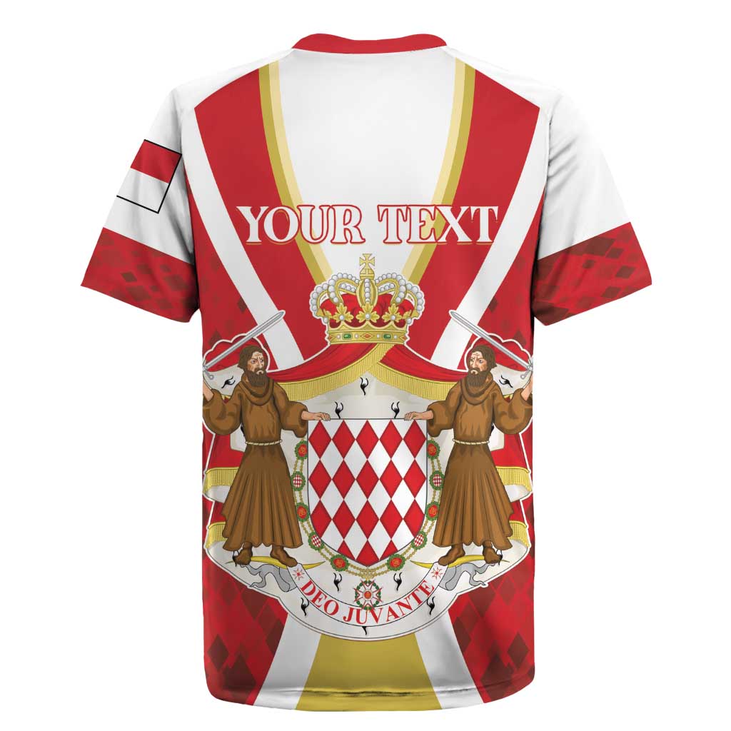 Personalized Monaco Rugby Jersey Deo Juvante - Wonder Print Shop