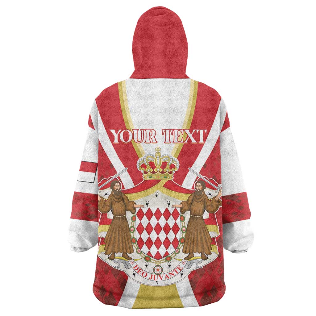 Personalized Monaco Wearable Blanket Hoodie Deo Juvante - Wonder Print Shop
